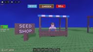 Sam, the Seed Shop NPC (Image via Roblox)